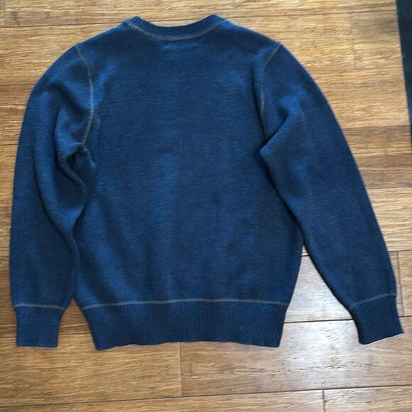 G.H. Bass & Co. Blue Crewneck Sweater, M - Picture 5 of 6